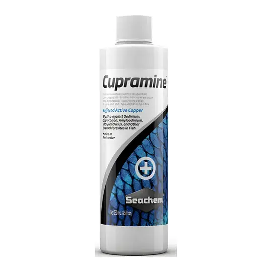 Seachem Cupramine 250 ml Dış Parazit İlacı